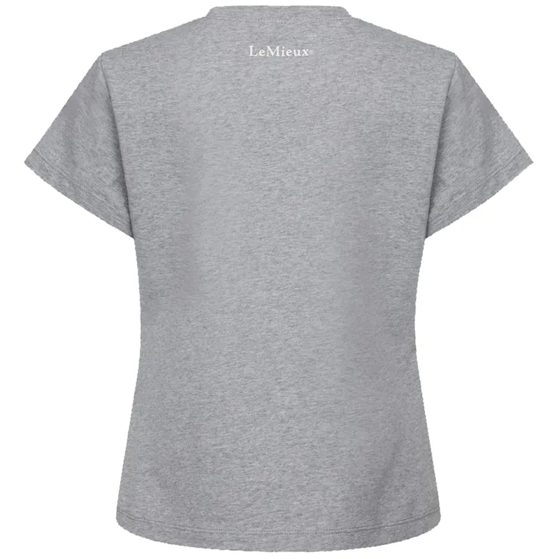 LeMieux Young Rider T-Shirt - Grey Melange-1